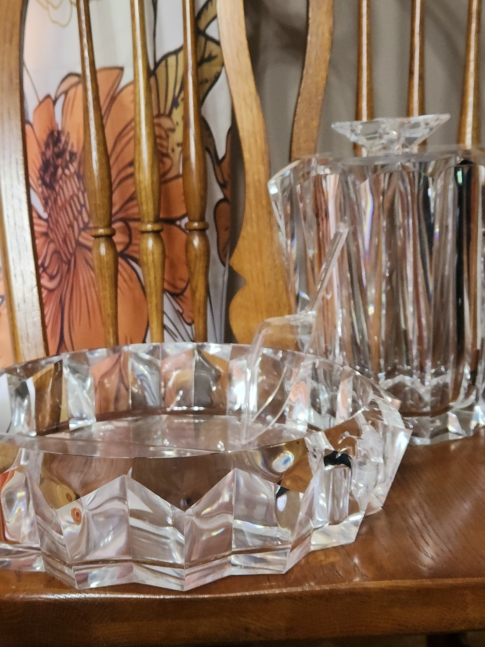 VTG Lucite Ice Bucket & Chip/Dip Tray 50s/60s